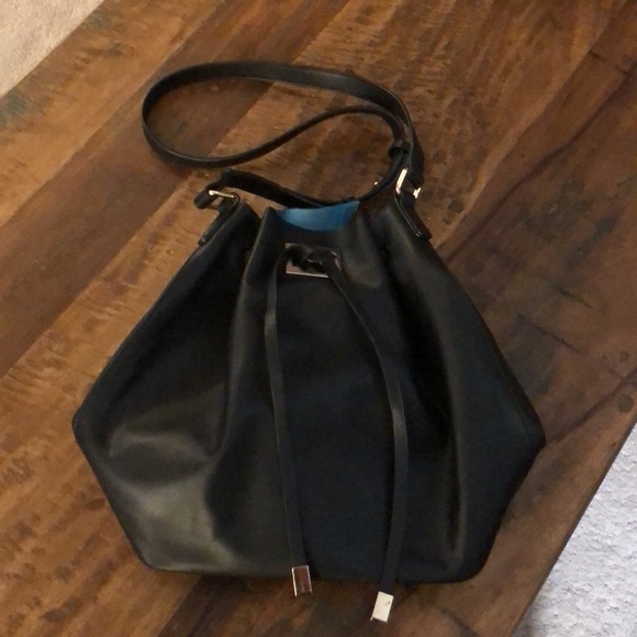 Black Faux Leather Crossbody Bag - Picture 8 of 8